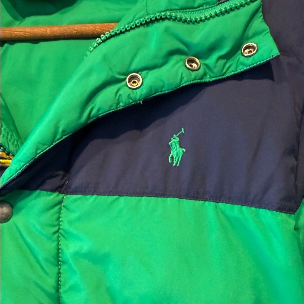 Ralph Lauren Green and Blue Polo Jacket